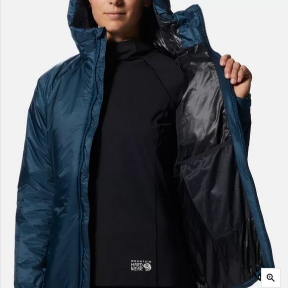 Mountain Hardwear women Compressor Insulated Hoodie - Picture 8 of 11